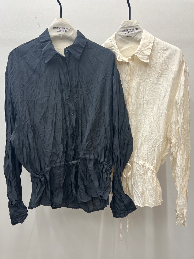 UNANSWERED-MYSTERY/FIFO韓國直郵女裝新款熱賣襯衫蕾絲衫UNANSWERED-MYSTERY/FIFO襯衫/蕾絲衫