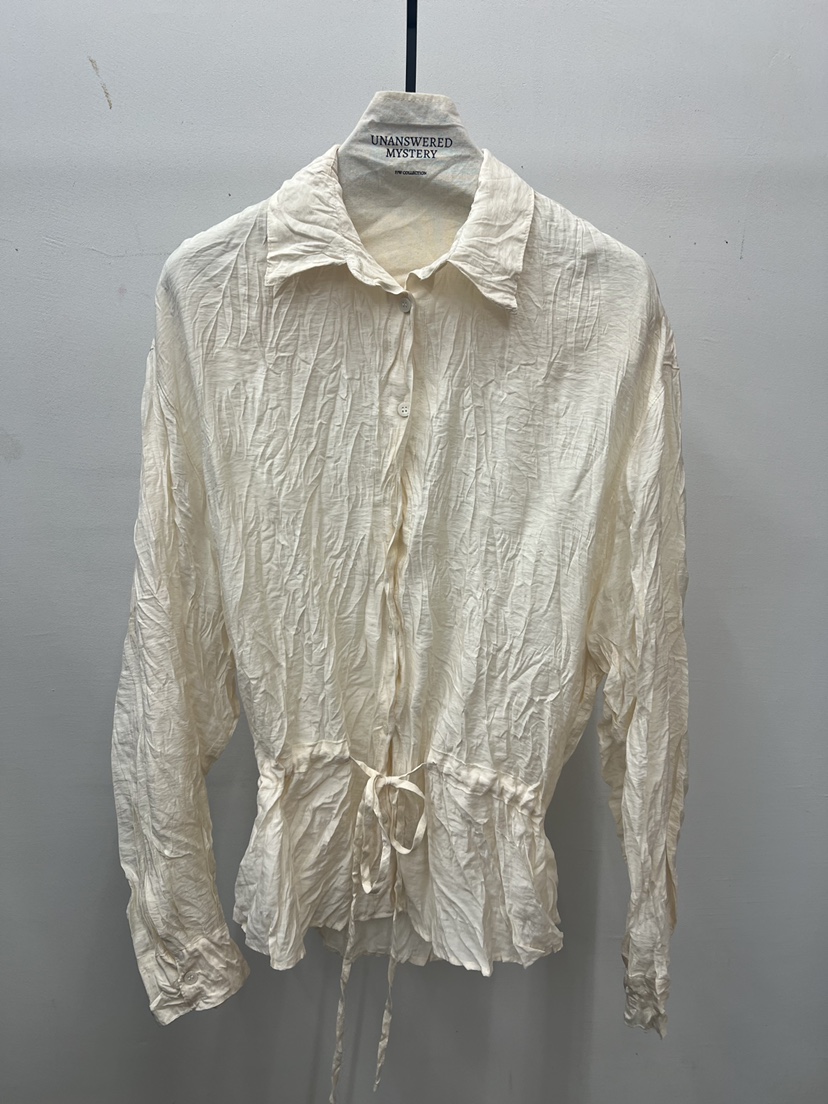 UNANSWERED-MYSTERY/FIFO韓國直郵女裝新款熱賣襯衫蕾絲衫UNANSWERED-MYSTERY/FIFO襯衫/蕾絲衫圖色1