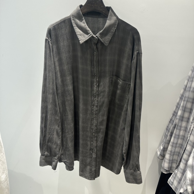 JANE BIRKIN韓國代購女士新款職業推薦人氣襯衫蕾絲衫格子JANE BIRKIN設計師品牌襯衫/蕾絲衫圖色1