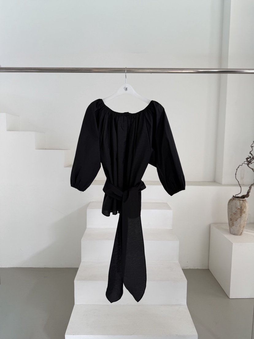 OATMEAL韓國東大門直郵女裝新款職業人氣襯衫蕾絲衫含腰帶OATMEAL襯衫/蕾絲衫圖色4