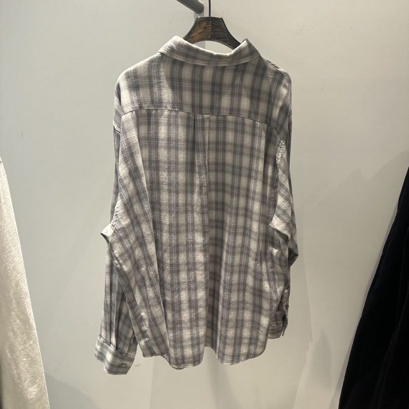 JANE BIRKIN韓國代購女裝新品休閑職業時尚襯衫蕾絲衫格紋JANE BIRKIN設計師品牌襯衫/蕾絲衫