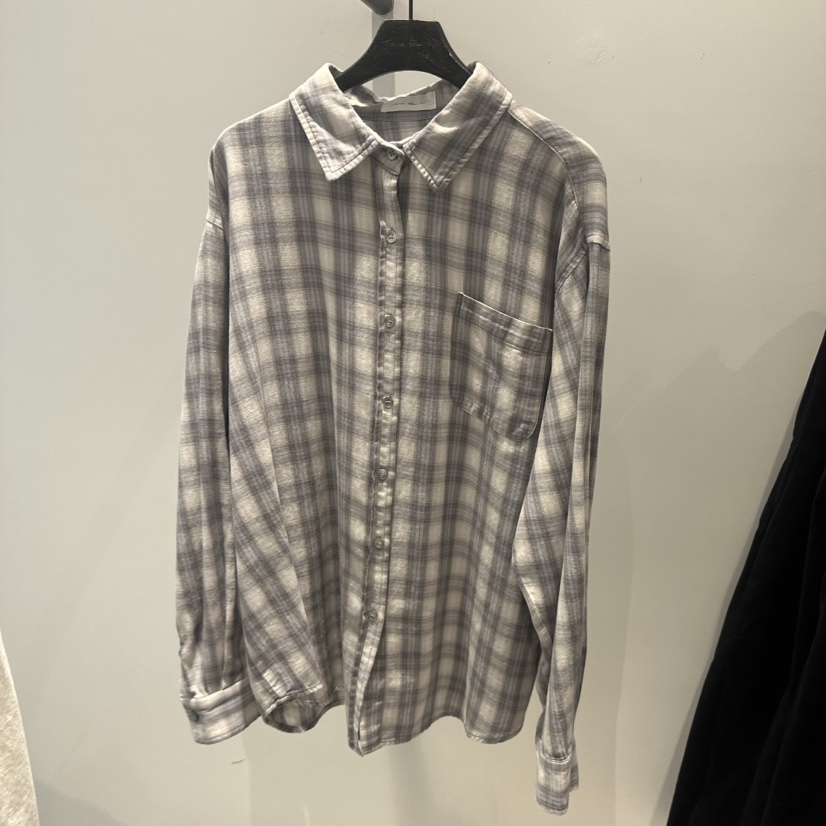 JANE BIRKIN韓國代購女裝新品休閑職業時尚襯衫蕾絲衫格紋JANE BIRKIN設計師品牌襯衫/蕾絲衫圖色1