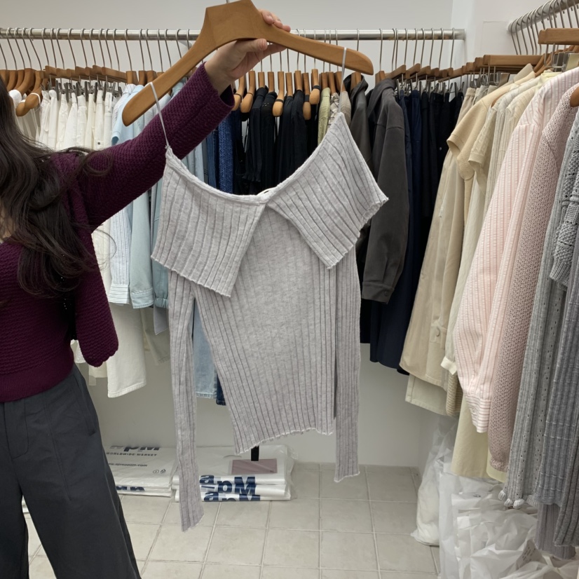 DRESS ROOM韓國代購女士新款推薦熱賣人氣職業26春夏針織衫DRESS ROOM針織衫圖色1