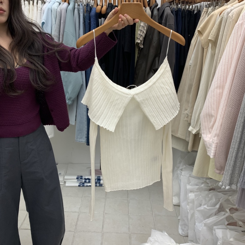 DRESS ROOM韓國代購女士新款推薦熱賣人氣職業26春夏針織衫DRESS ROOM針織衫圖色2