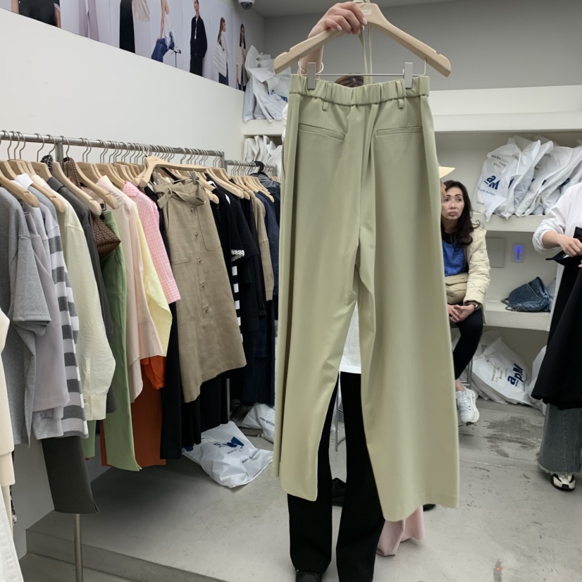 DEMAR韓國代購女裝新款時尚人氣職業休閑推薦休閑褲含腰繩DEMAR休閑褲