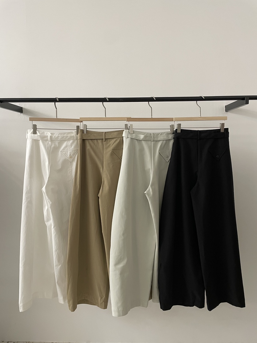 2DA/DARIMI-P韓國直郵女裝新品時尚熱賣推薦休閑褲含腰帶2DA/DARIMI-P休閑褲