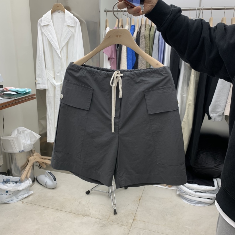 CURVY韓國直郵女士新品休閑人氣26春夏熱賣推薦職業短褲口袋CURVY短褲圖色2
