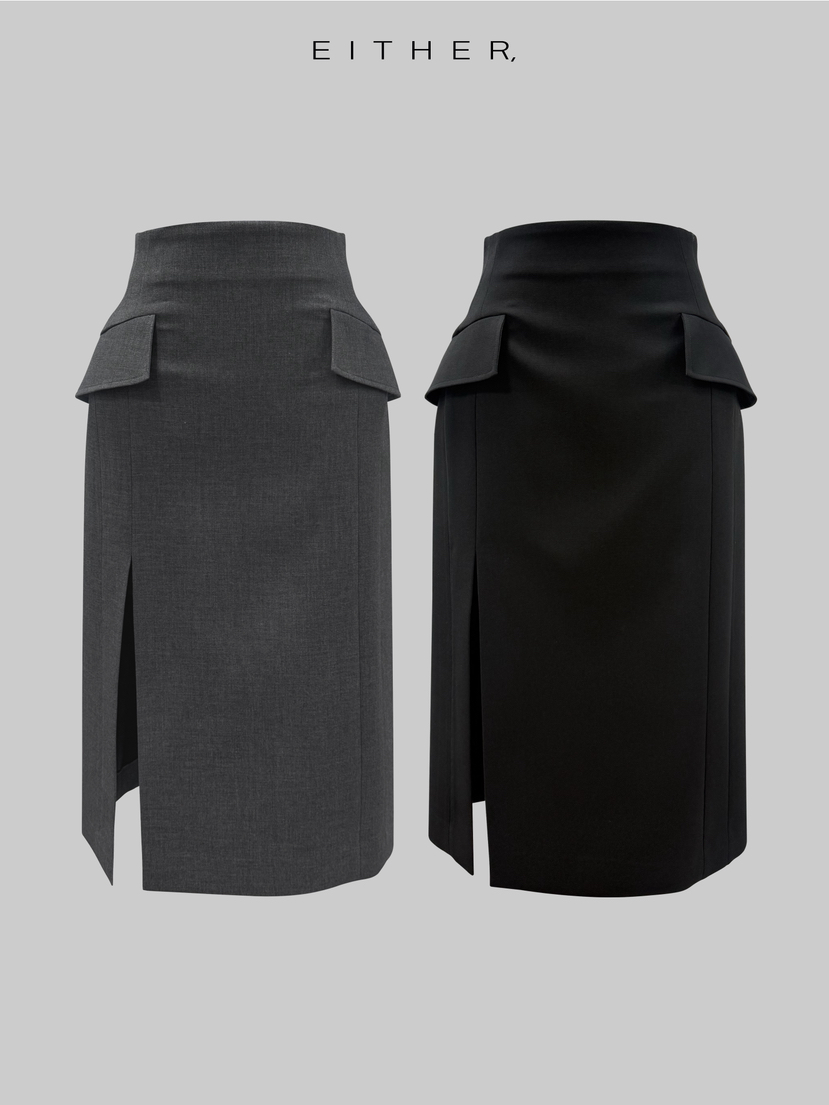 EITHER韓國直郵女士新品26春夏職業人氣時尚推薦熱賣長裙EITHER長裙