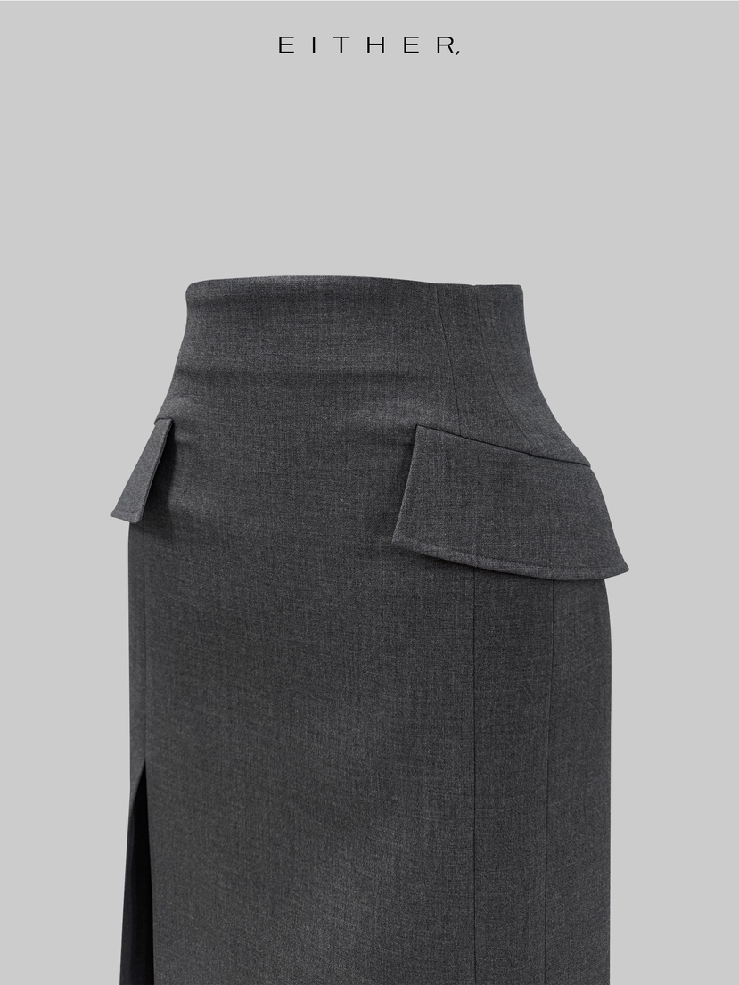 EITHER韓國直郵女士新品26春夏職業人氣時尚推薦熱賣長裙EITHER長裙