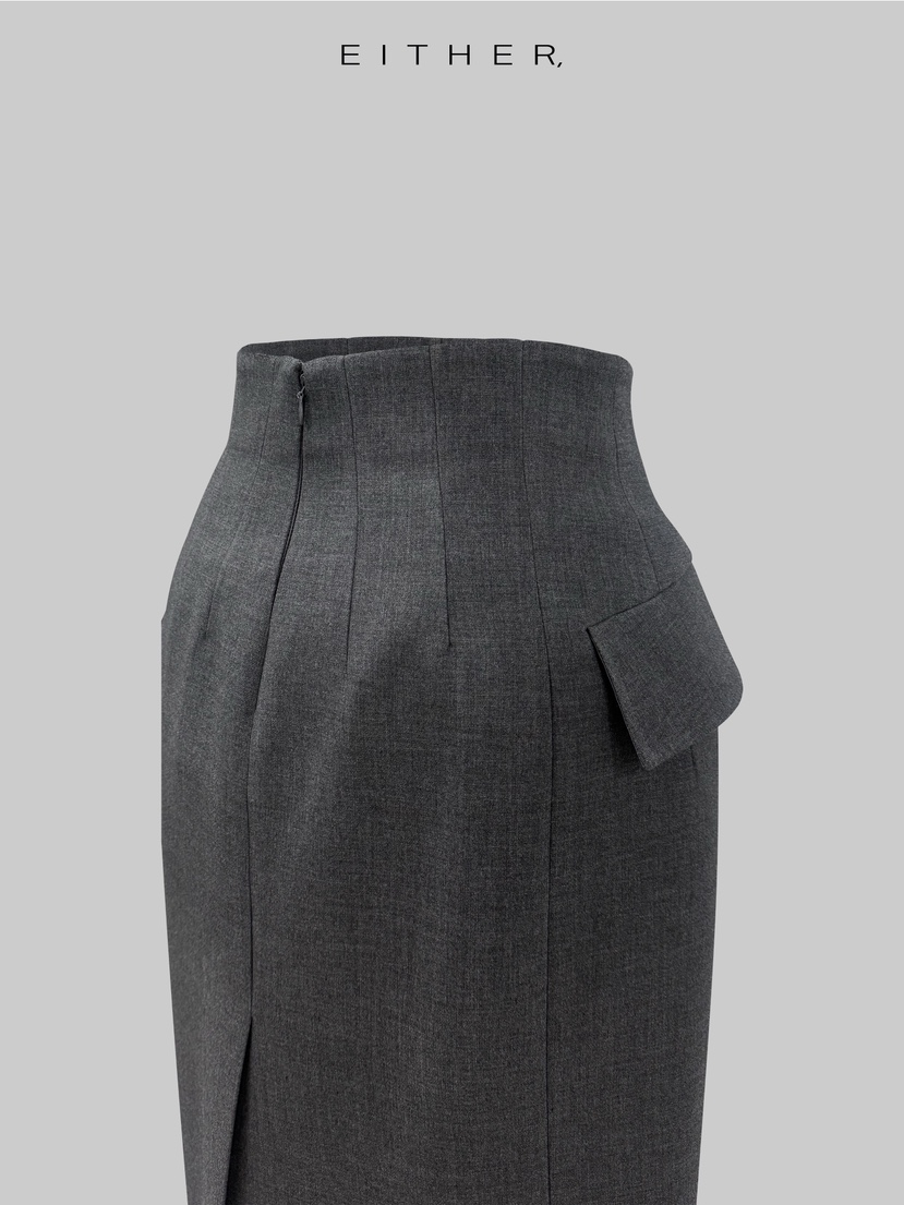 EITHER韓國直郵女士新品26春夏職業人氣時尚推薦熱賣長裙EITHER長裙