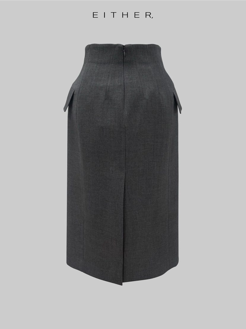 EITHER韓國直郵女士新品26春夏職業人氣時尚推薦熱賣長裙EITHER長裙