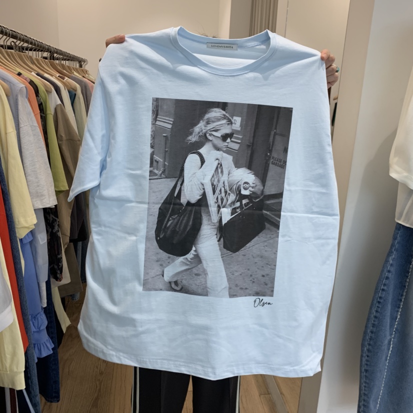 LOVE MY SANTA韓國東大門直郵女士新品職業熱賣時尚T恤Santa/LOVE MY SANTAT恤圖色3