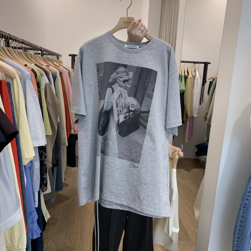 LOVE MY SANTA韓國東大門直郵女士新品職業熱賣時尚T恤Santa/LOVE MY SANTAT恤圖色4