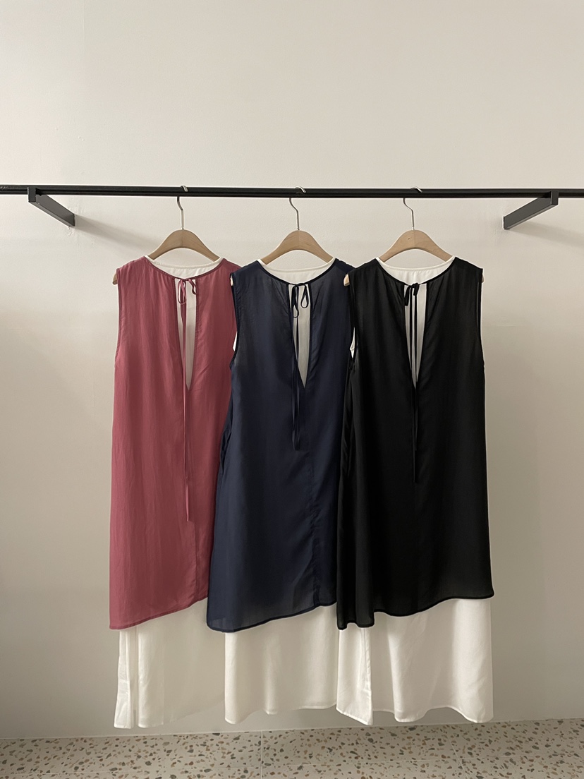 2DA/DARIMI-P韓國直郵女裝新款時尚26春夏連衣裙假兩件2DA/DARIMI-P連衣裙