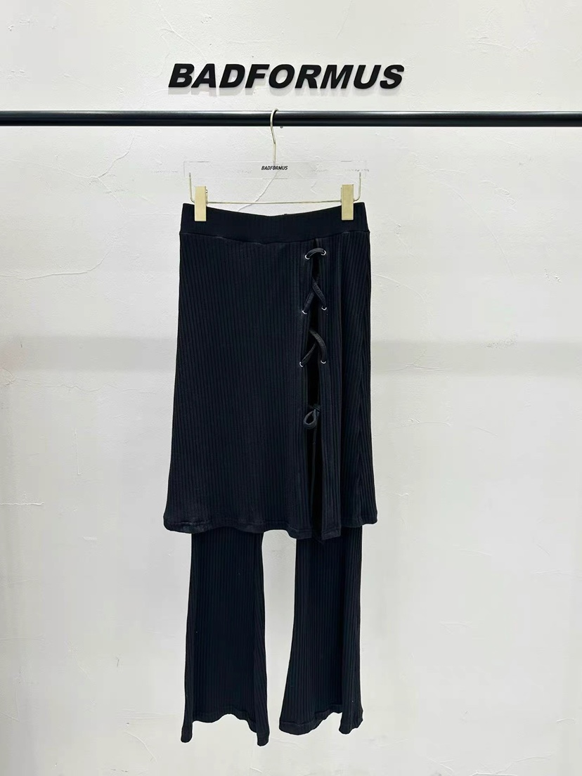 BADFORMUS韓國直郵實拍女裝新款人氣職業26春夏休閑時尚裙褲BADFORMUS裙褲圖色2