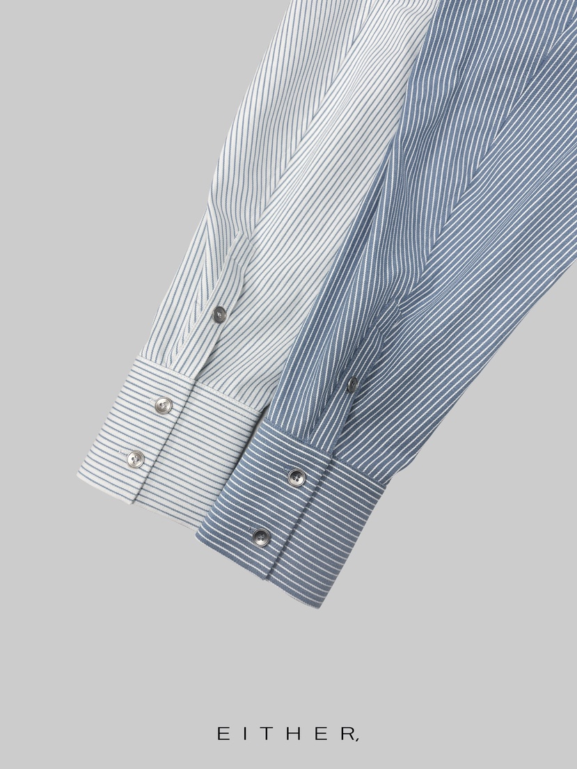 EITHER韓國直郵女士新款時尚休閑熱賣職業人氣26春夏夾克條紋EITHER夾克