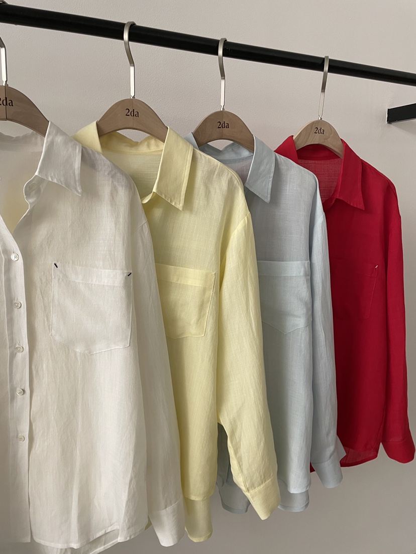 2DA/DARIMI-P韓國代購女裝新款推薦26春夏休閑襯衫蕾絲衫2DA/DARIMI-P襯衫/蕾絲衫