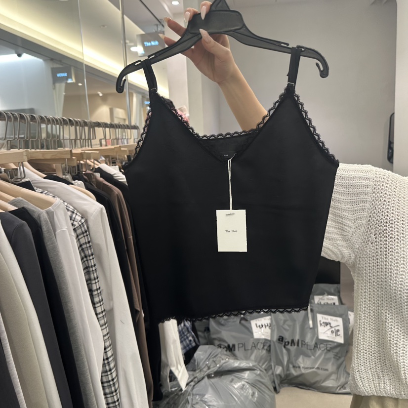 NOB韓國東大門直郵女士新款推薦人氣職業熱賣時尚吊帶背心NOB吊帶/背心圖色2