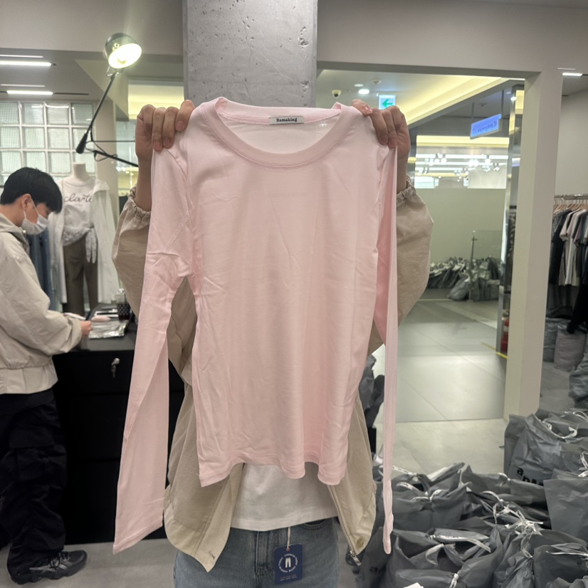 URBANSTORY/REMAKING韓國東大門代購女士新品人氣長袖T恤Remaking/URBANSTORY長袖T恤圖色2