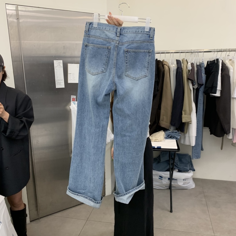 PORTS MOSS韓國直郵女士新款人氣熱賣26春夏休閑職業牛仔褲PORTS MOSS牛仔褲