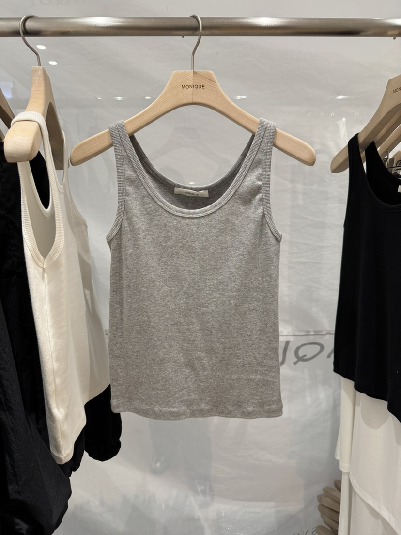 MONIQUE韓國直郵女裝新品休閑熱賣26春夏時尚人氣吊帶背心MONIQUE吊帶/背心圖色2
