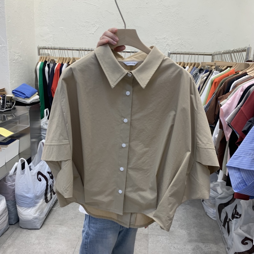 DA YLOG韓國代購女裝新款推薦時尚人氣休閑26春夏襯衫蕾絲衫DA YLOG襯衫/蕾絲衫圖色1