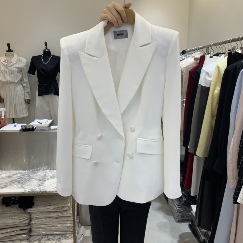 INNO韓國東大門代購女裝新款26春夏休閑人氣職業時尚夾克INNO夾克圖色1