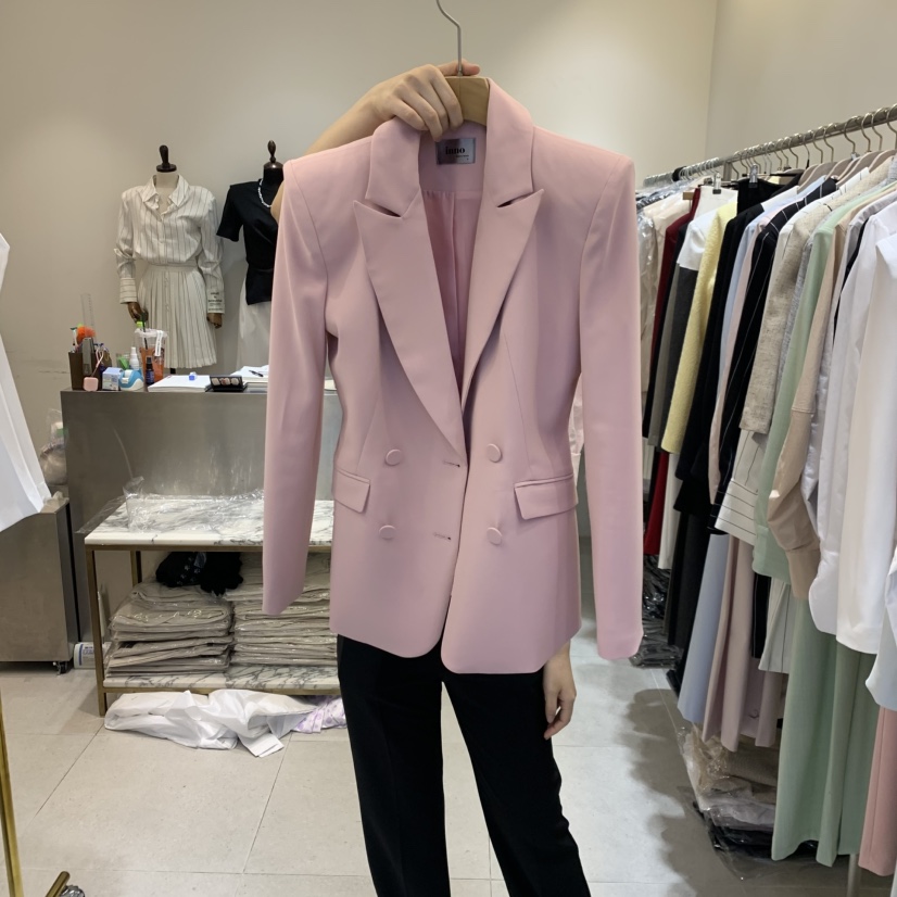 INNO韓國東大門代購女裝新款26春夏休閑人氣職業時尚夾克INNO夾克圖色3