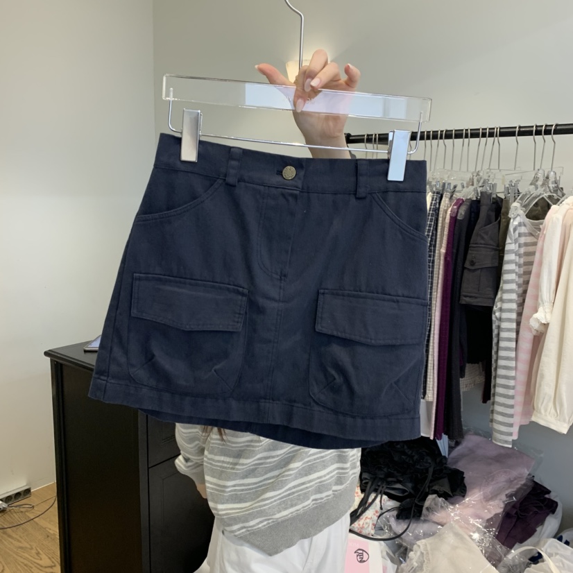 RIVEROOM韓國東大門代購女士新品推薦26春夏時尚休閑短裙RIVEROOM短裙圖色2