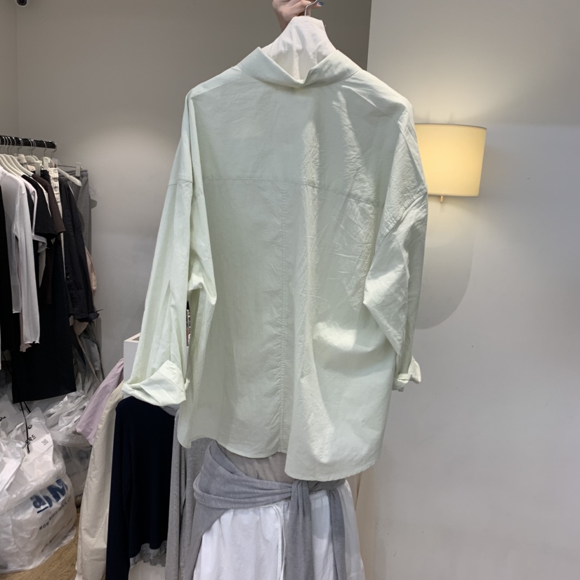 JINSIM韓國代購女裝新款休閑人氣熱賣職業時尚襯衫蕾絲衫JINSIM襯衫/蕾絲衫