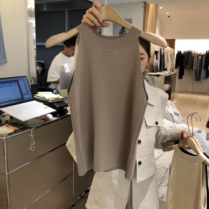 W AND J韓國東大門直郵女士新款人氣時尚26春夏吊帶背心W AND J吊帶/背心圖色1