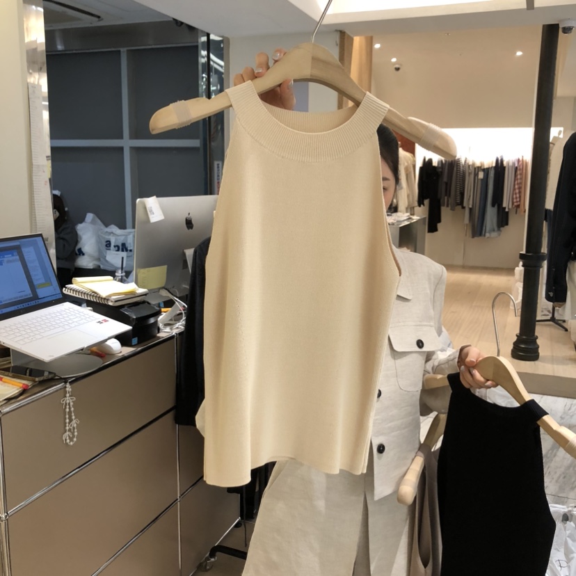 W AND J韓國東大門直郵女士新款人氣時尚26春夏吊帶背心W AND J吊帶/背心圖色2