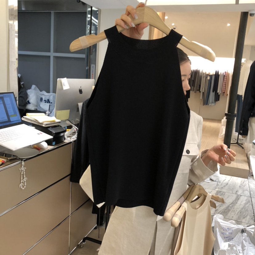 W AND J韓國東大門直郵女士新款人氣時尚26春夏吊帶背心W AND J吊帶/背心圖色3