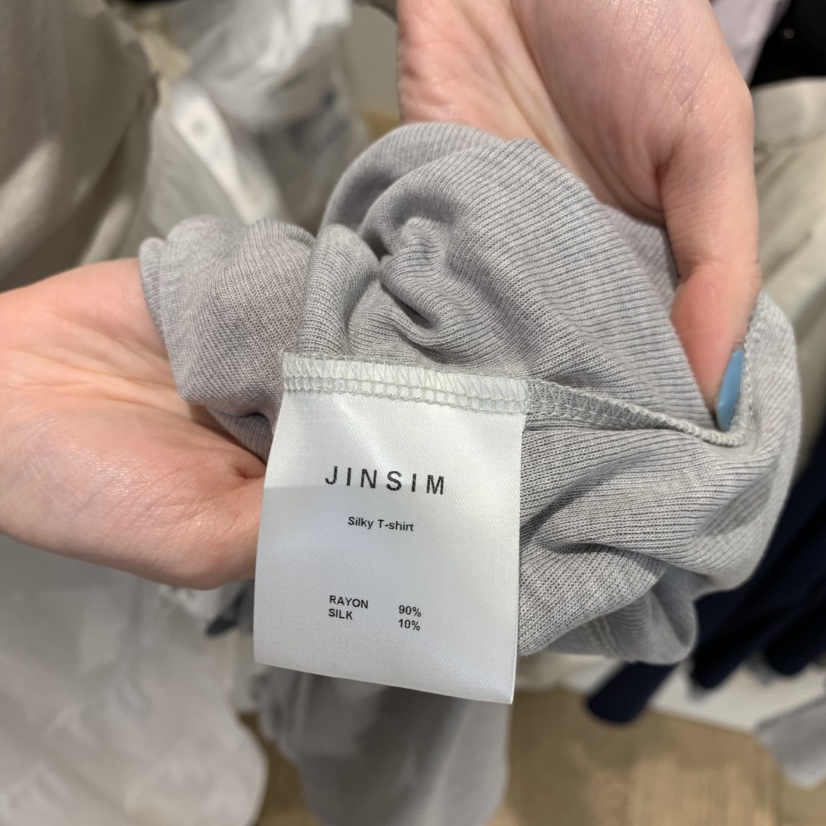 JINSIM韓國直郵實拍女裝新品人氣熱賣職業推薦休閑長袖T恤JINSIM長袖T恤