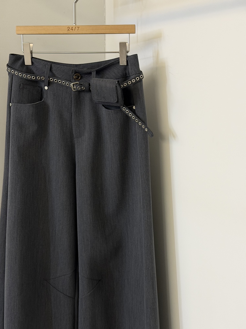 TWENTY FOUR SEVEN24-7韓國直郵實拍女士新款熱賣休閑褲含腰帶TEWNTY FOUR SEVEN24-7休閑褲