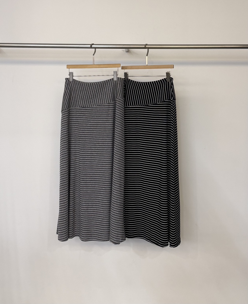 TWENTY FOUR SEVEN24-7韓國代購女士新款職業長裙條紋TEWNTY FOUR SEVEN24-7長裙