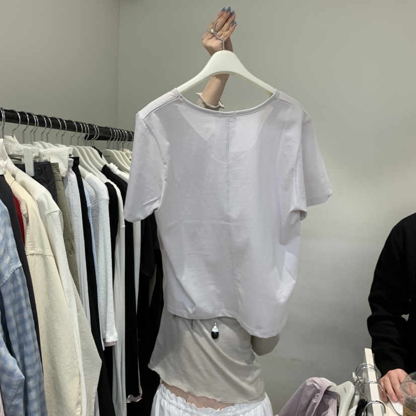 JINSIM韓國東大門代購女士新款休閑職業人氣推薦時尚26春夏T恤JINSIMT恤