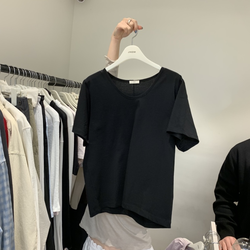 JINSIM韓國東大門代購女士新款休閑職業人氣推薦時尚26春夏T恤JINSIMT恤圖色2