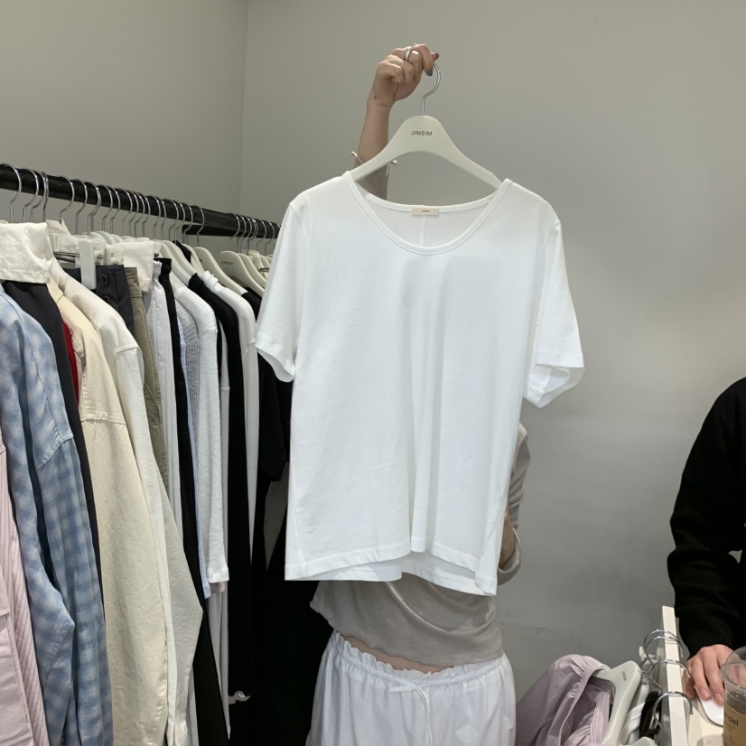 JINSIM韓國東大門代購女士新款休閑職業人氣推薦時尚26春夏T恤JINSIMT恤圖色4