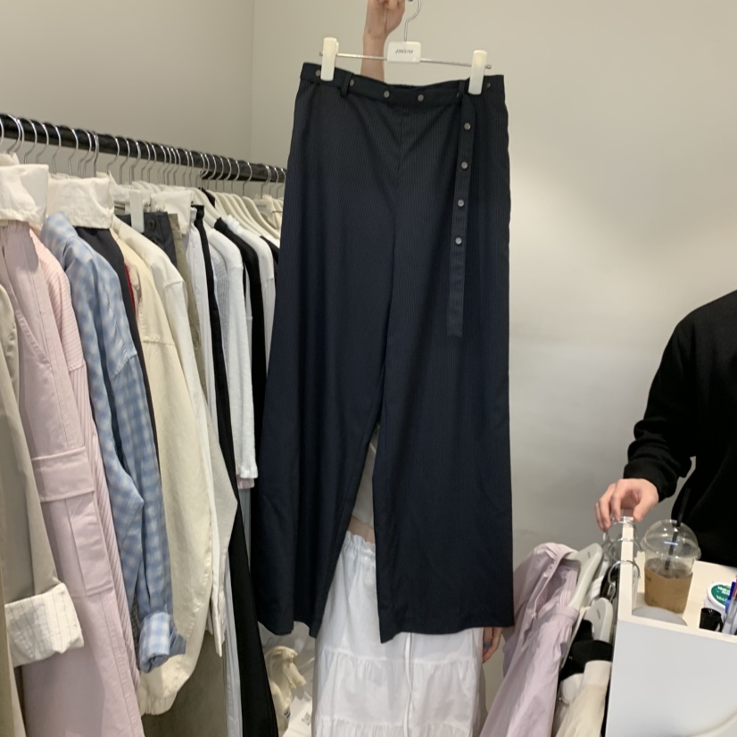 JINSIM韓國直郵女士新品推薦時尚休閑職業26春夏人氣休閑褲JINSIM休閑褲圖色1