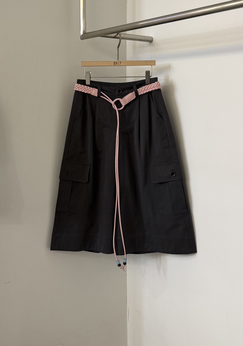 TWENTY FOUR SEVEN24-7韓國代購女士新品26春夏短褲含腰帶TEWNTY FOUR SEVEN24-7短褲圖色2