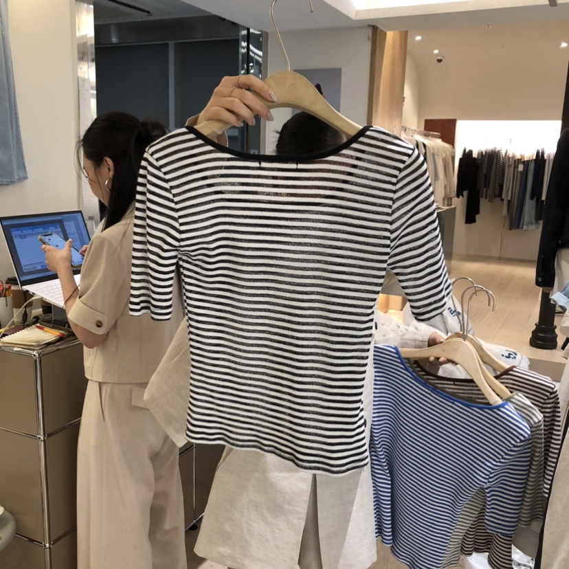 W AND J韓國東大門代購女士新品休閑人氣26春夏熱賣T恤W AND JT恤