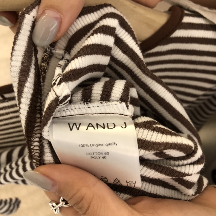 W AND J韓國東大門代購女士新品休閑人氣26春夏熱賣T恤W AND JT恤