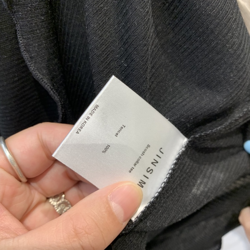 JINSIM韓國代購女裝新品26春夏推薦時尚職業長袖T恤蘇格蘭JINSIM長袖T恤