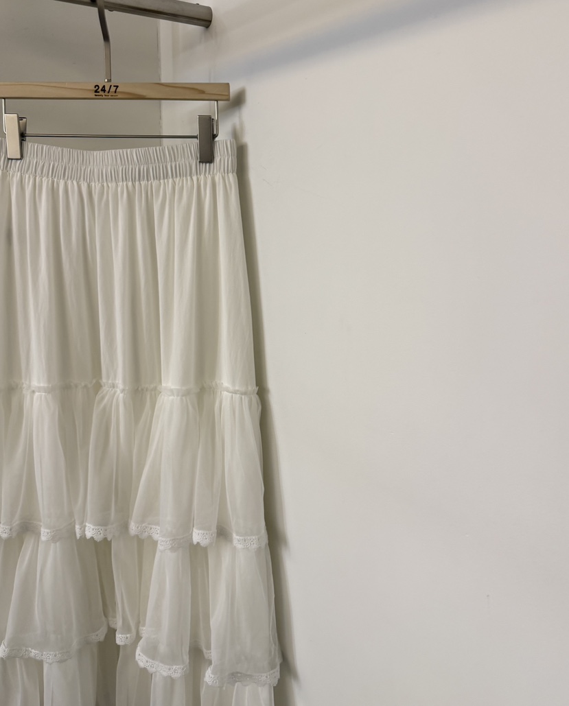 TWENTY FOUR SEVEN24-7韓國東大門代購女士新款推薦長裙雪紡TEWNTY FOUR SEVEN24-7長裙