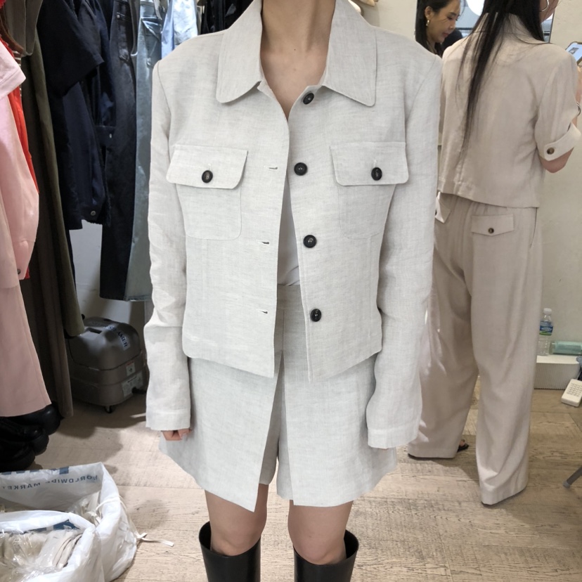 W AND J韓國代購女士新款推薦時尚人氣熱賣26春夏職業夾克W AND J夾克圖色2