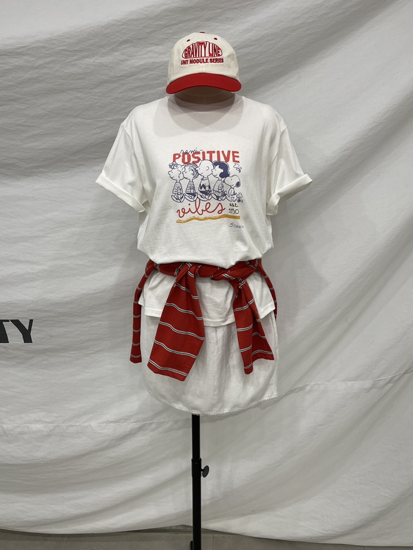 FIFTY韓國東大門直郵女裝新款時尚推薦職業休閑T恤史努比FIFTYT恤