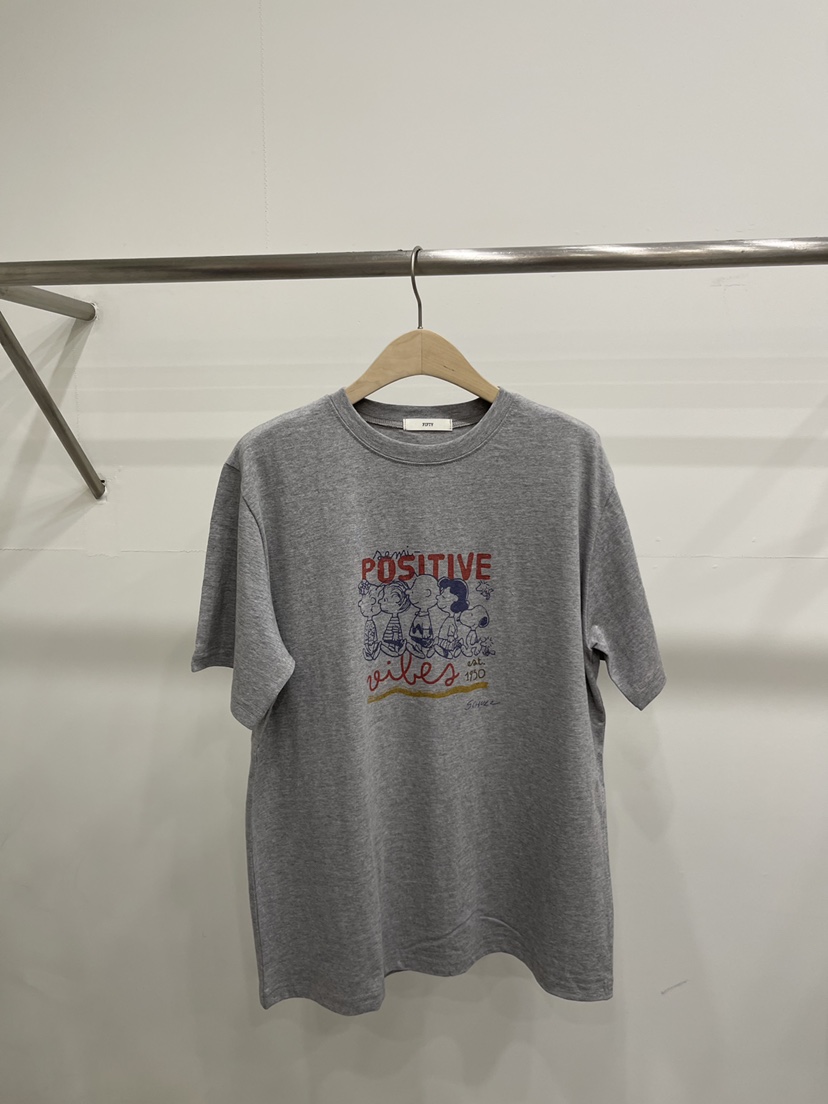 FIFTY韓國東大門直郵女裝新款時尚推薦職業休閑T恤史努比FIFTYT恤圖色2