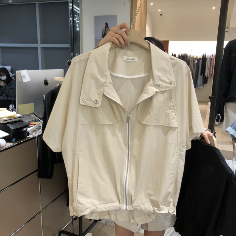 W AND J韓國直郵實拍女士新品人氣時尚職業休閑推薦夾克W AND J夾克圖色1