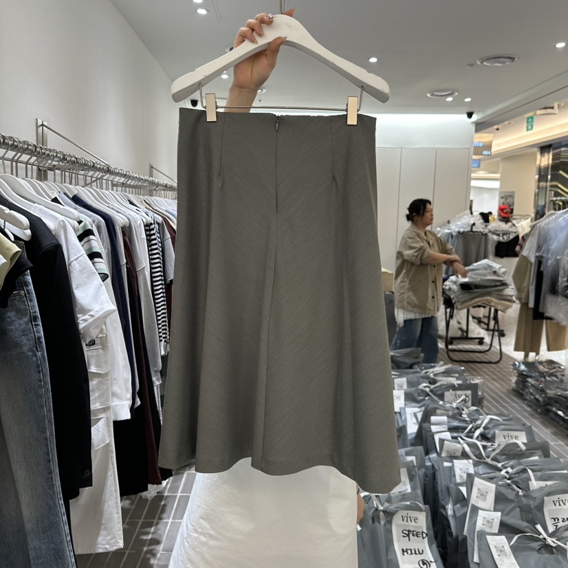 VIVE韓國東大門直郵女裝新品休閑時尚26春夏半身裙中短裙VIVE半身裙/中短裙